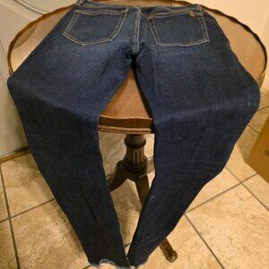🔥 Joe's Skinny Mid-Rise Distressed Blue Denim Jeans Size 25